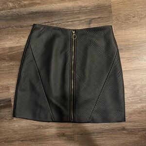 RACHEL Rachel Roy Black Textured Pencil Skirt